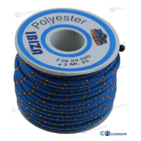 Carrete "Ibiza"  3 mm Azul