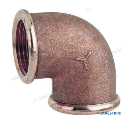Codo F/F 90º  Bronce 1/2"