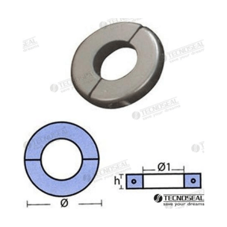 MF-TEN00562 - COLLAR PLANO ZINC 38MM.