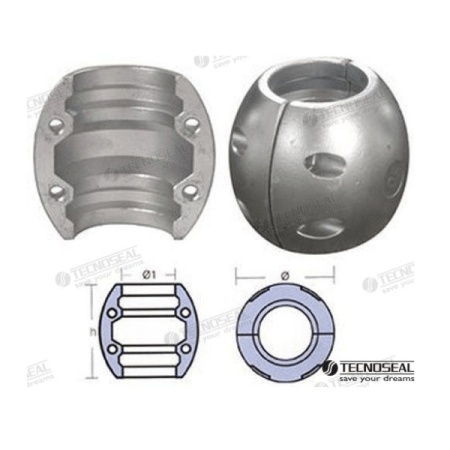 MF-TEN00510 - COLLARIN ZINC EJE 38MM.