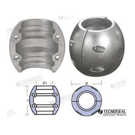 MF-TEN00513 - COLLARIN ZINC EJE 50MM.