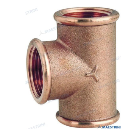 Racor T Bronce1 1/4"
