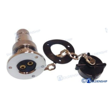Enchufe Estanco 3 AMP. 2 Polos