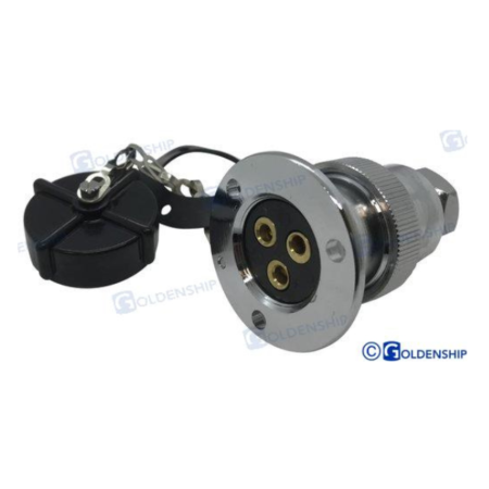 Enchufe Estanco 5 AMP. 3 Polos