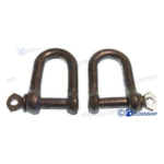 Grillete Galvanizado Recto 6 mm. (Pack 2)