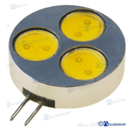 Bombilla G4 Horizontal  3LED 4,5W 12V