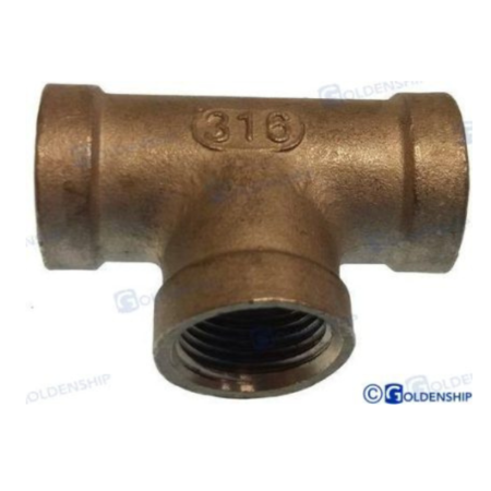 Conexión "T" Hembra Inox   1"