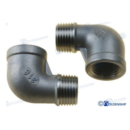 Codo 90º M-H  Inox   1/2 (2)