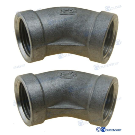 Codo  45º H-H  Inox 1/2 (2)