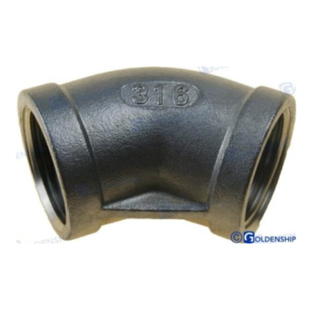 Codo  45º H-H  Inox   2"