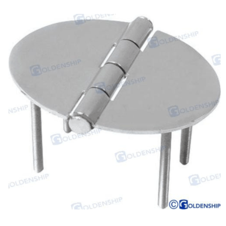 Bisagra Inox 4 Pernos 51X35