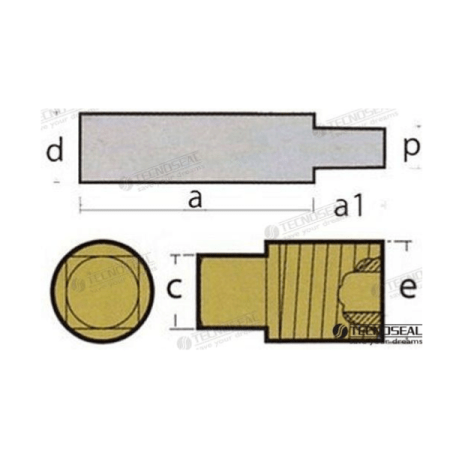 MF-TEN02024T - KIT ANODO CATERPILLAR C/TAPON