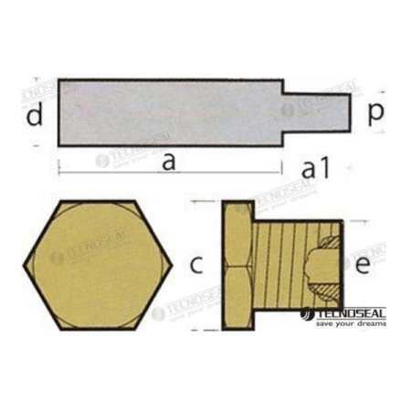 MF-TEN02010T - KIT ANODO REFRIG. AIFO C/TAPON