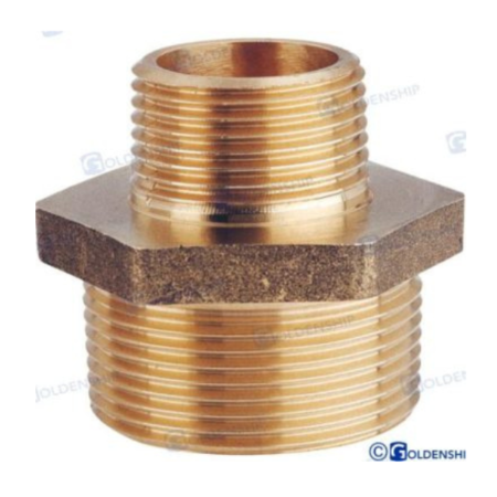 Racor 1'' X 1/2'' M.M. En Latón CR
