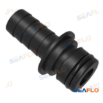 racor recto negro