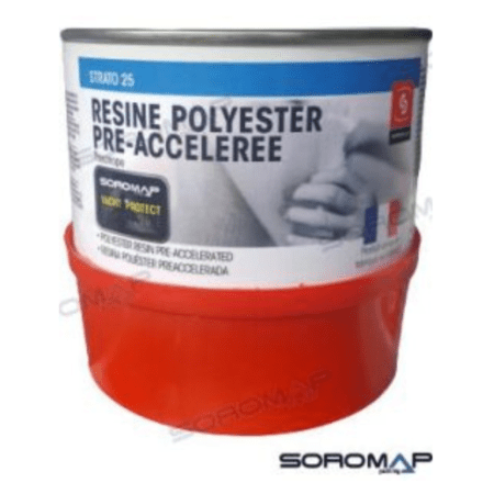 Resina Poliester+Catalizador 375Gr.