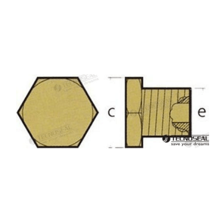 MF-TEN02044TP - TAPON ANODO CUMMINS TEN02044T