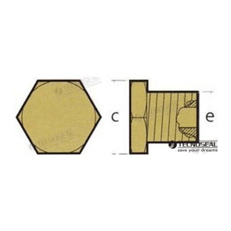 MF-TEN02029TP - TAPON ANODO CATERPILLAR 3126 TEN02029T