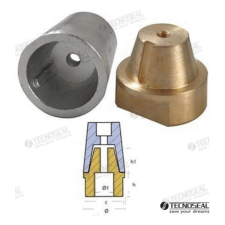 Ánodo Radice Completo Zinc Eje 50