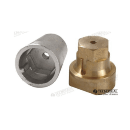 Ánodo Radice Hex, Zinc Completo Eje 22