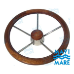volante inox. madera