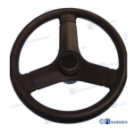volante poliuretano negro