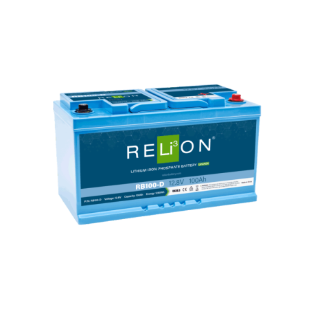 Baterías De Litio Rb-100D / 12V-100Ah - 12V/100Ah - Mm 335X174X191