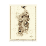 Mapa Histórico De La Isla De Cerdeña - Isla De Cerdeña Histórica