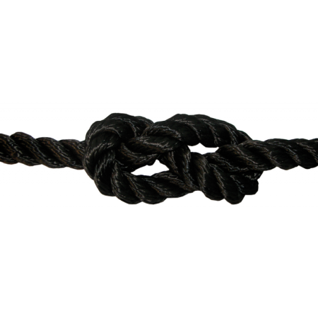 Cuerda Trenzada Negra En - Cuerda Trenzada Negra Atø Mm12 Mt200