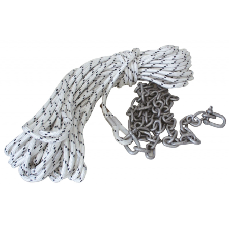 Cuerda De Anclaje+Cadena - Cuerda De Anclaje Ø8X30Mt + Cadena Ø6X2Mt