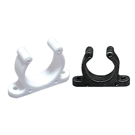 Clips De Muelle Blanco Y Negro - Clips De Muelle Negros Ø Mm.30
