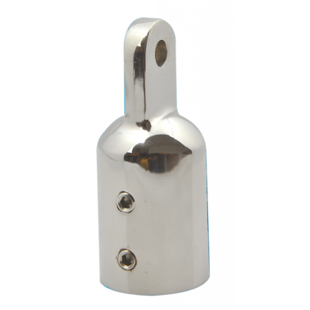 Tapones De Terminales De Acero Inoxidable De 2 Granos - Tapones De Terminales Para Tubo Ø Mm.22