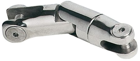Conector giratorio de anclaje de doble articulación