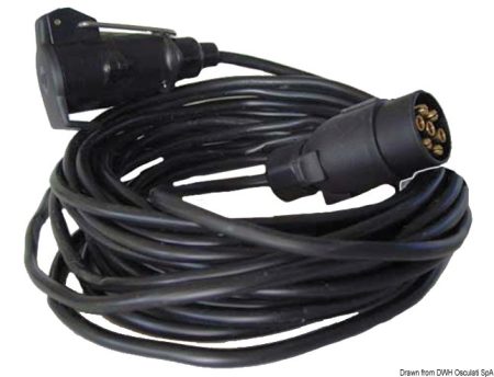 Cable de extensión para remolque de barco.