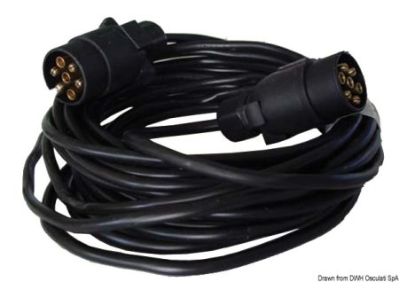 Cable de extensión para remolque de barco.