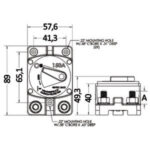 Interruptor Magnetotérmico Estanco para Molinete y Hélice de Proa Externo