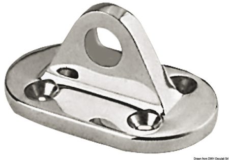 Placa base de acero inoxidable AISI316