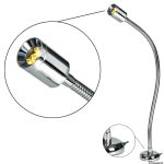 Luz LED articulada para cabecera de cama y mesa de cartas.