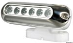Luz LED con soporte ajustable.