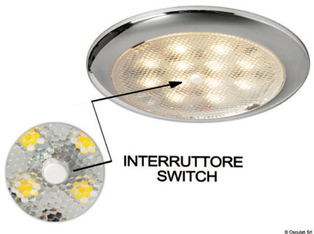Lámpara de techo LED Procion, versión empotrable