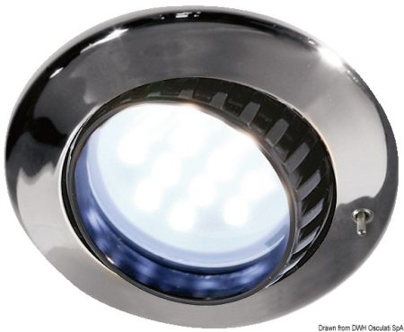 Plafón Comet 9 LED ABS cromado