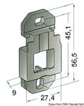 Base de soporte, modelo de montaje en mamparo