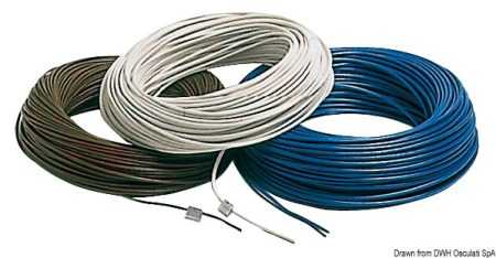 Cable eléctrico marino fabricado en cobre y recubierto de PVC extraaislante