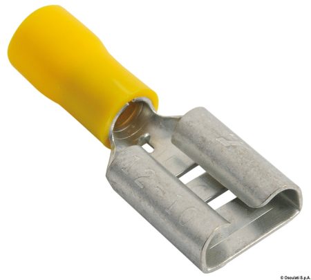 Conectores de cuchilla preaislados Faston (4,7 mm, 6,3 mm, 9,5 mm)