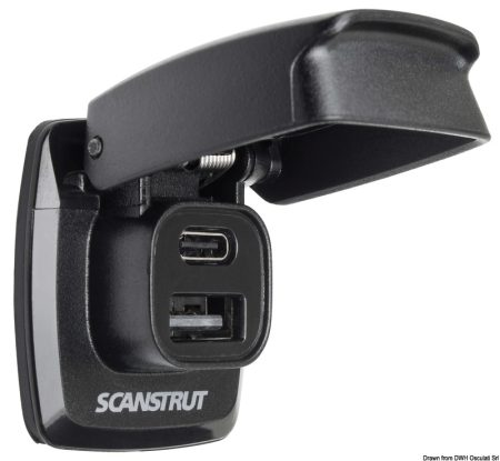 Tomas estancas SCANSTRUT Flip Pro USB-A y USB-C