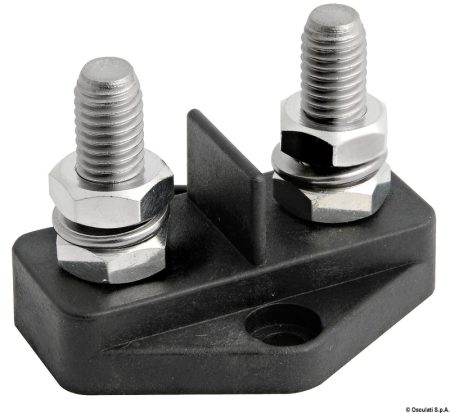 Uniones de postes de potencia para cables eléctricos.