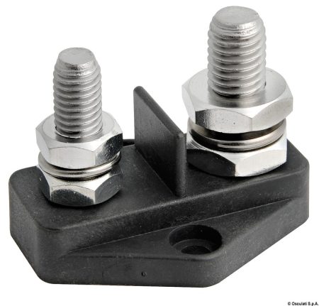 Uniones de postes de potencia para cables eléctricos.