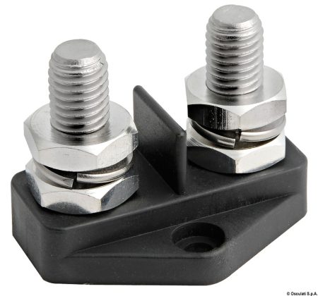 Uniones de postes de potencia para cables eléctricos.