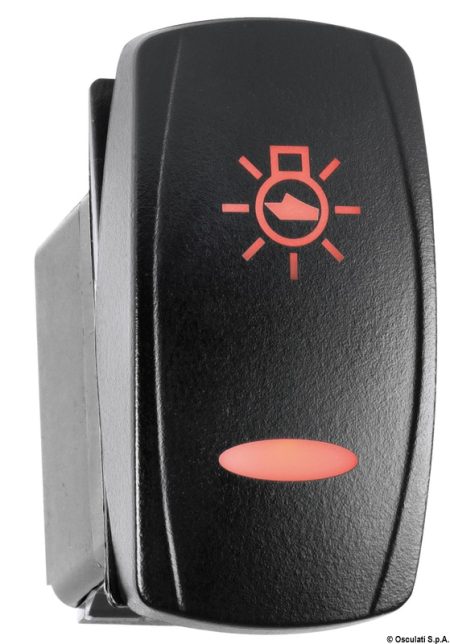 Interruptores de palanca LED dobles estancos Marina TOP