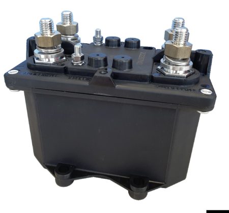 Interruptor automático de batería bipolar<br />(interruptor de control remoto de potencia general con alimentación de bobina separada)